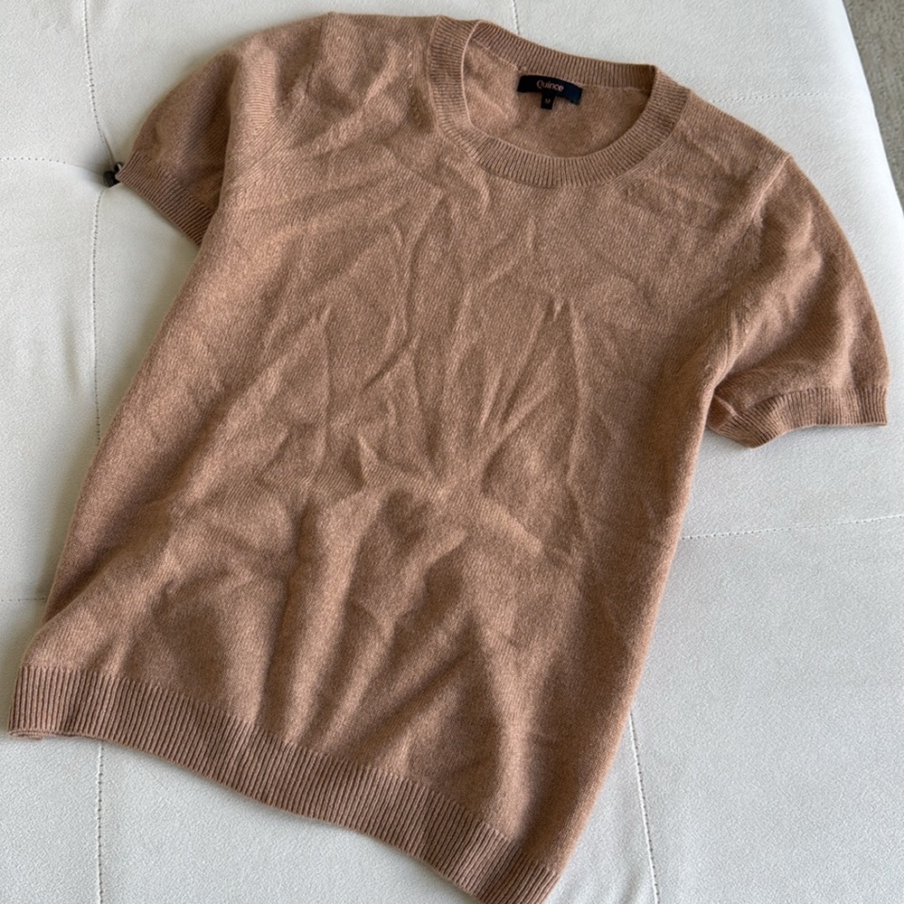 QUINCE Cashmere Tee Size M - Picture 7 of 10